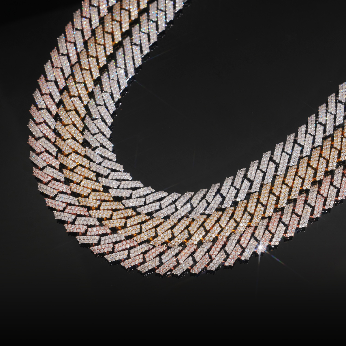 12MM Moissanite Prong-Set Miami Cuban Link Bracelet – S925 Silver
