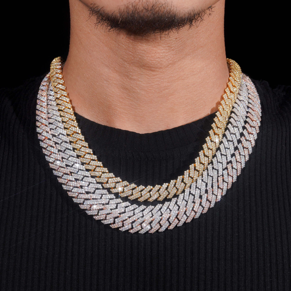 8MM Moissanite Prong-Set Miami Cuban Link Bracelet – S925 Silver