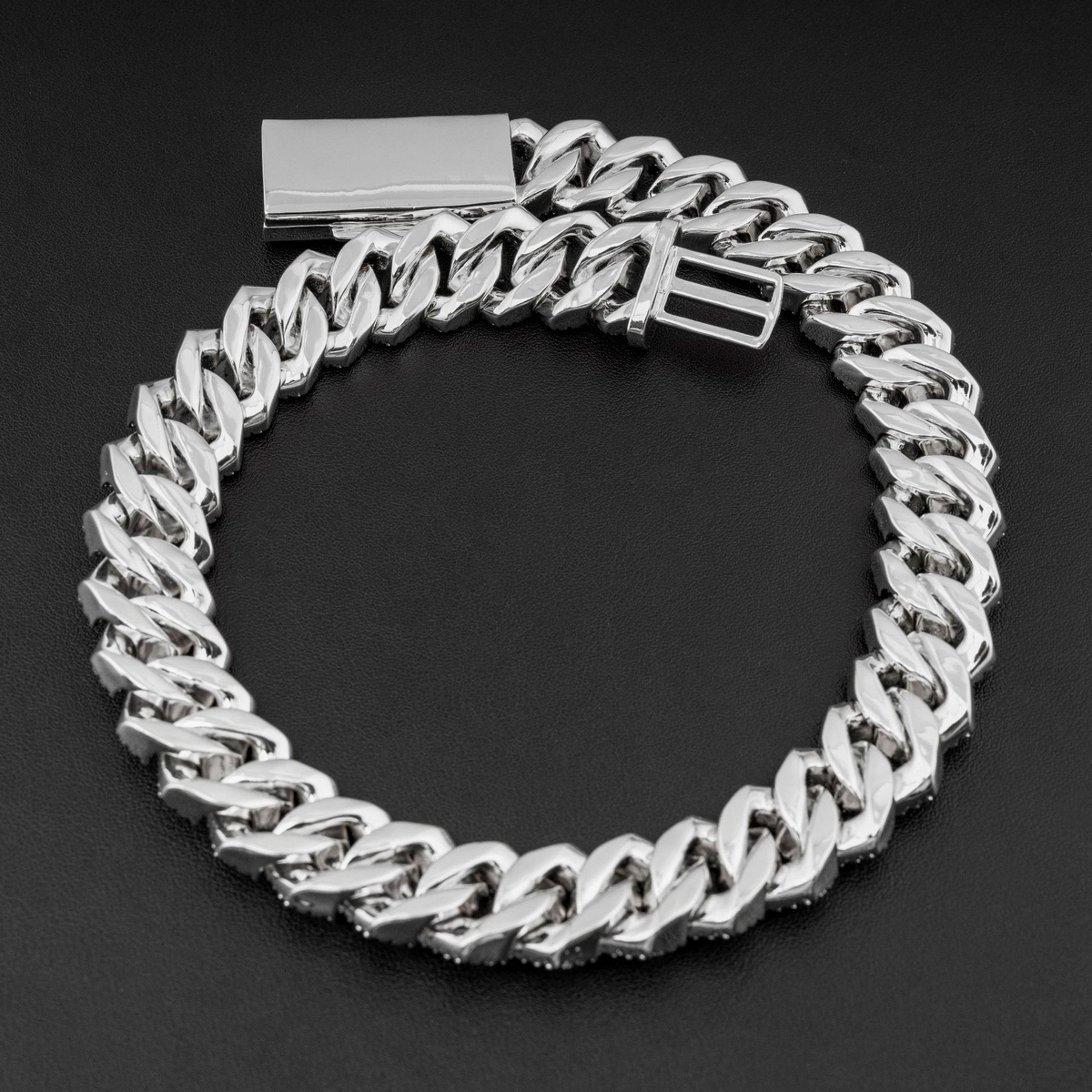 15MM Moissanite Heavyweight Miami Cuban Link Bracelet – S925 Silver