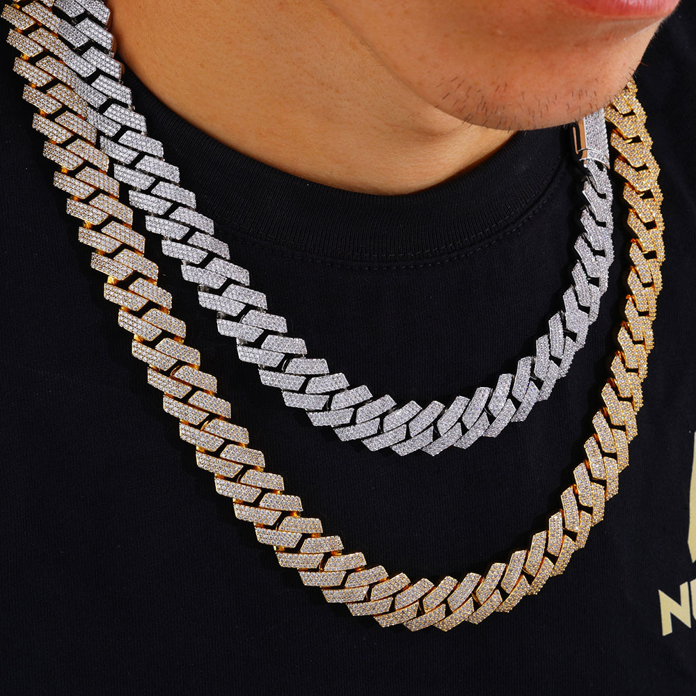 15MM Moissanite Heavyweight Miami Cuban Link Bracelet – S925 Silver