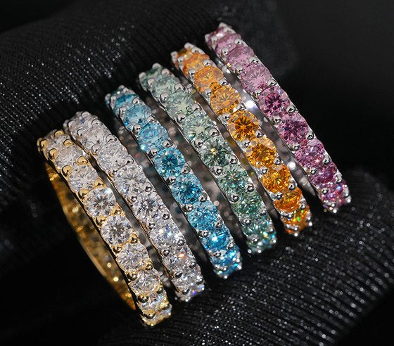 Moissanite Color Band — photo 1