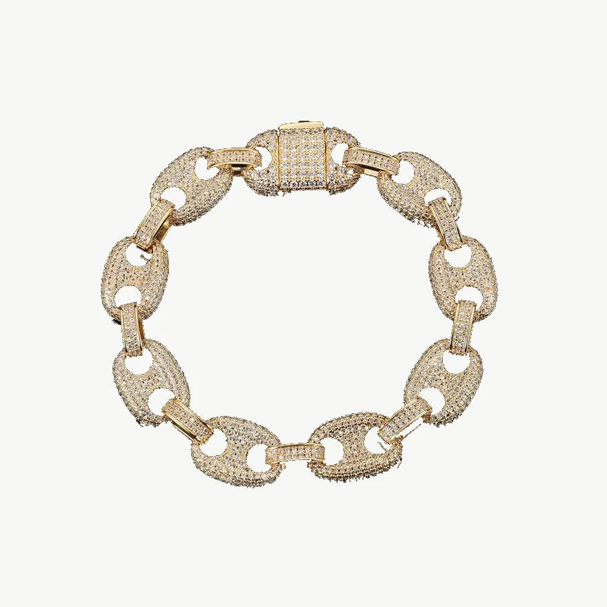 12mm Mariner Link Bracelet — original supplier view of the setting, clasp or available finishes