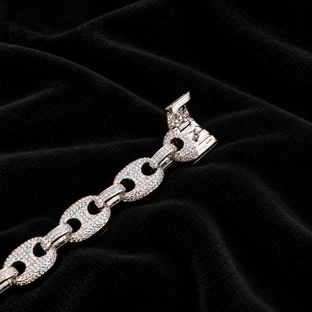 12mm Mariner Link Bracelet — original supplier view of the setting, clasp or available finishes