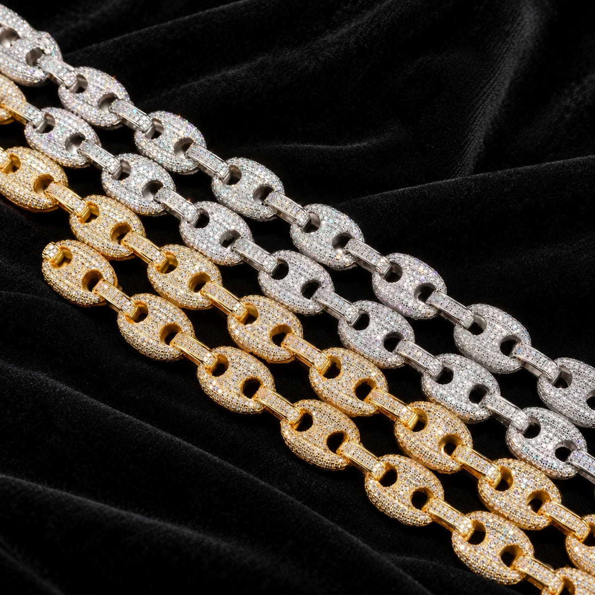 12mm Mariner Link Bracelet — original supplier view of the setting, clasp or available finishes