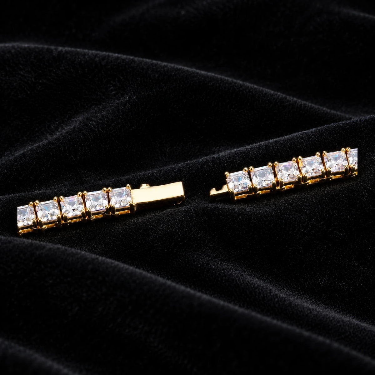 5mm Baguette Tennis Bracelet — original supplier view of the setting, clasp or available finishes