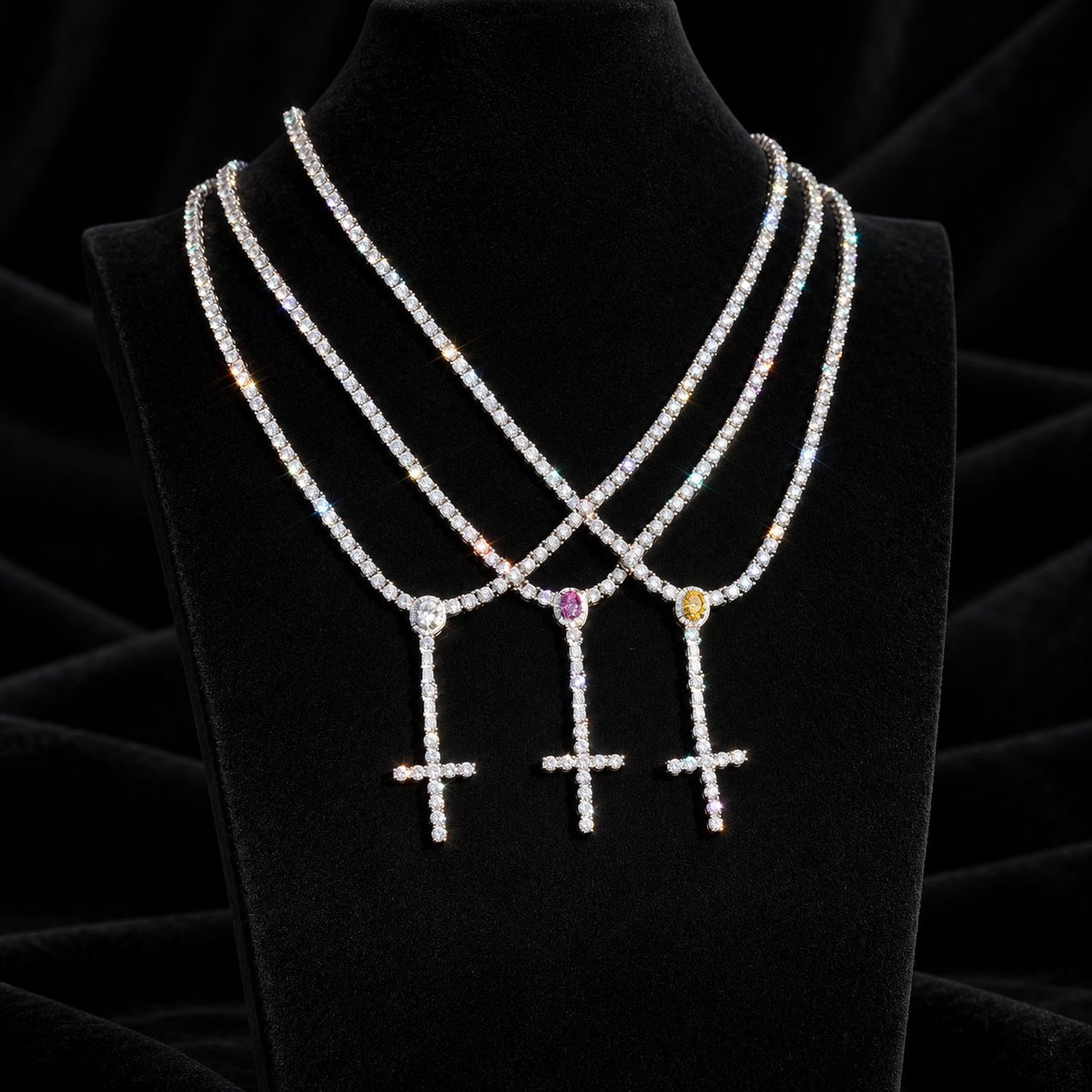 3mm Tennis Cross Y Chain — original supplier catalog photo 112